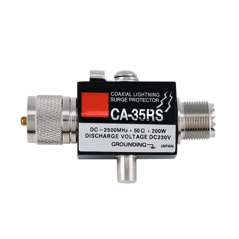 Lazmin UHF Lightning Surge Protector, CA to 35RS Coaxial Surge Protector Built in Gas Charging Surge, Low Loss VSWR Male to Female Lightning Surge Arrester DC 2500MHz - Image 4